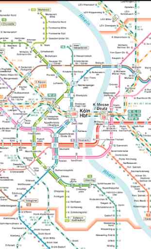 Cologne Metro Map 2