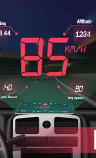 digital velocidade ometer- GPS odômetro aplicativo 2
