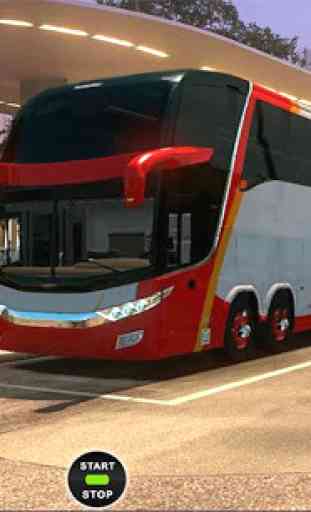 Euro Coach ônibus dirigindo Off Road simulador 2