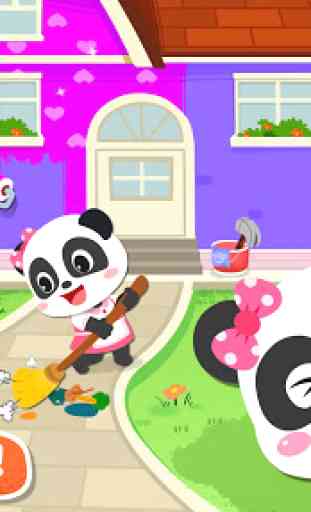 Faxina na casa do Bebê Panda 1