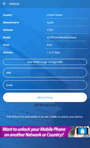 Free Unlock Network Code for Android Phones 2