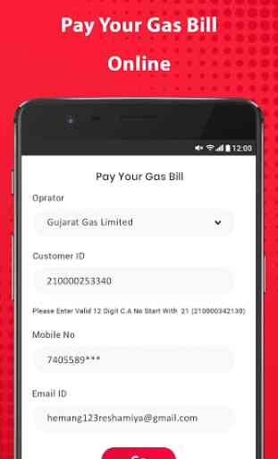 Gas Bill Payment Online 2