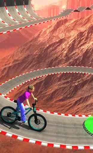 Impossible Kids Bicycle Rider - BMX Hill Tracks 3