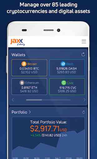 Jaxx Liberty: Blockchain Wallet 1