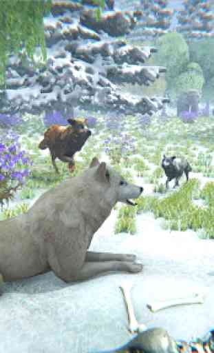 Lobo ártico Familiares Simulator: Jogos dos animai 2