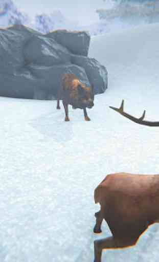 Lobo ártico Familiares Simulator: Jogos dos animai 4