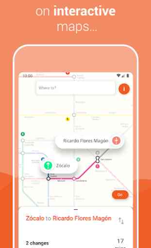 Mexico City Metro - map and route planner 3
