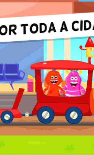 My Monster Town - trem de brinquedo para crianças 2