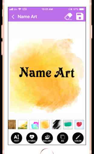 My Name Art : Create your Name Photo 2