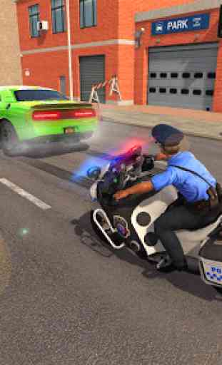 polícia moto perseguição de bicicleta - jogos grat 3