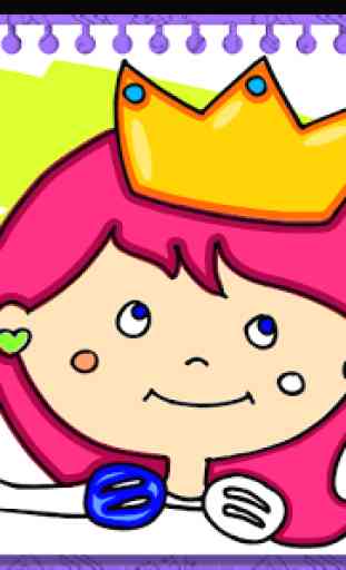 Princesas - Livro de Colorir e Jogos 1