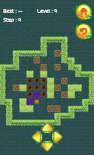 Push Box Garden Puzzle Games: Sokoban Puzzles 3