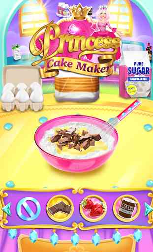 Rainbow Princess Cake Maker - Kids Cooking Games 4