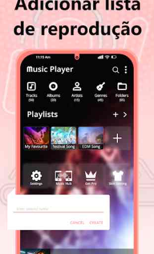 Reprodutor de Música- Leitor de MP3, App de música 3