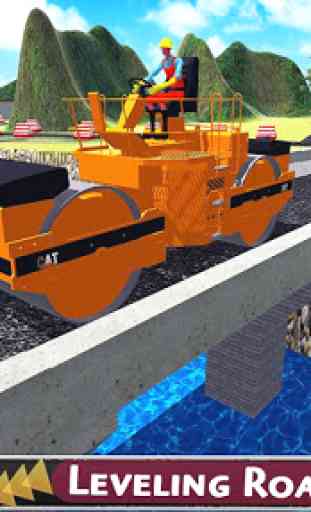 River Bridge construction : Road Bridge Builder 3D 2