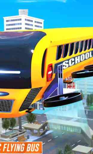 robô de ônibus escolar voador jogos de robô herói 4