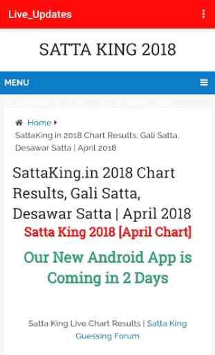 Satta King Live Updates 1