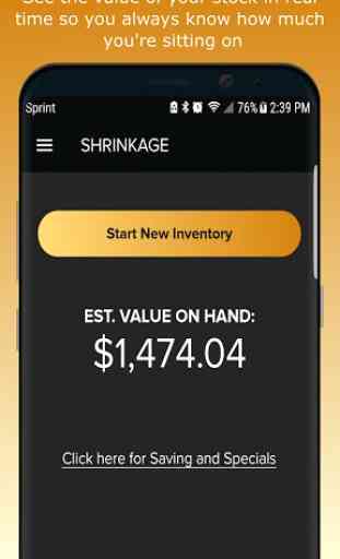 Shrinkage- Bar Inventory 1