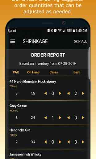 Shrinkage- Bar Inventory 4