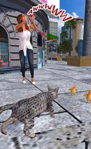 Simulador de família de gato: kitty jogo 2