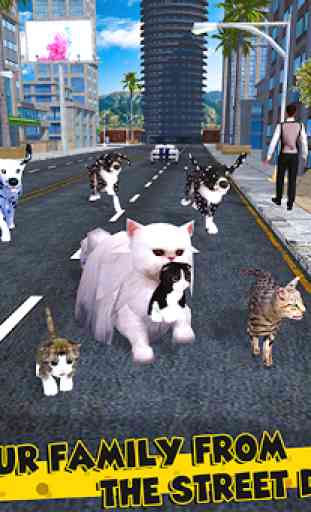 Simulador de família de gato: kitty jogo 4