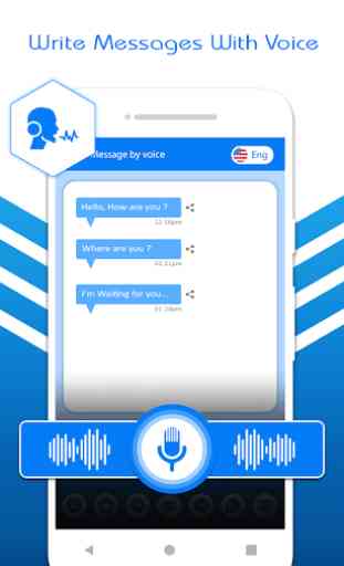 SMS de voz: escrever SMS por voz - aplicativo de 2