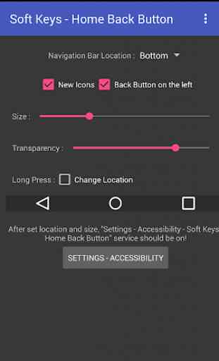 Soft Keys - Home Back Button 3