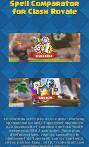 Spell Comparator pour Clash Royale 1