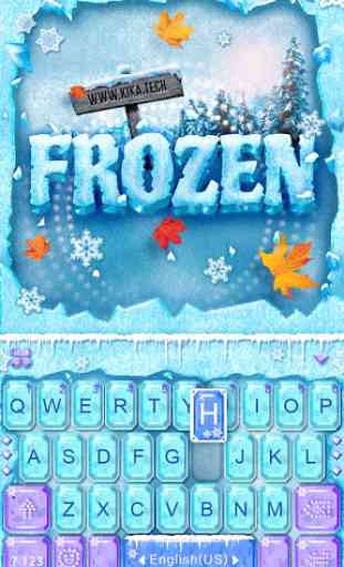 Tema Keyboard Frozen 1