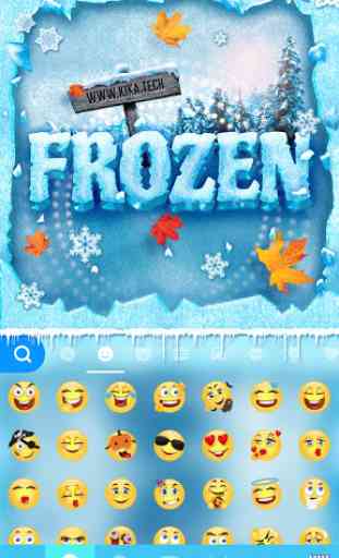 Tema Keyboard Frozen 2