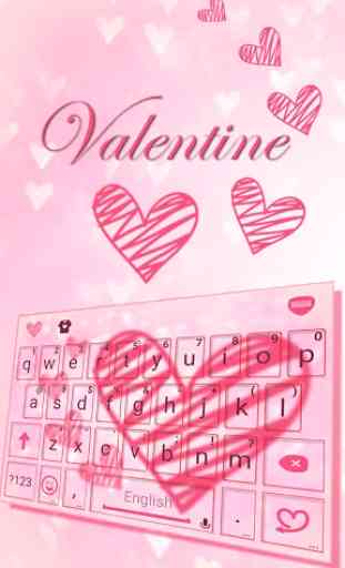 Tema Keyboard Valentine 1