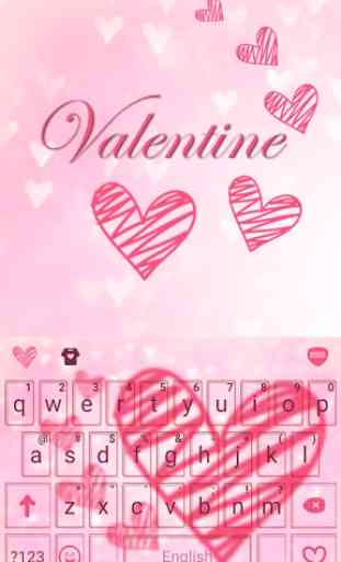 Tema Keyboard Valentine 2