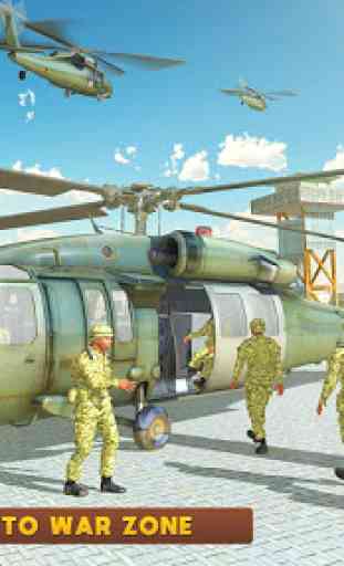 Transporte de fronteira de carga do exército 1