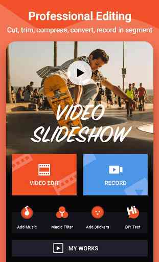 VidArt - Video SlideShow Maker editor de vídeo 1