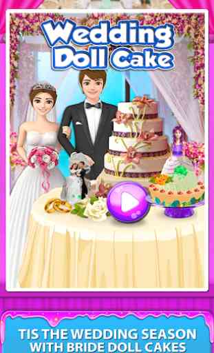 Wedding Doll Cake Maker! Cooking Bridal Cakes 1