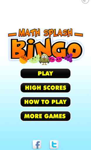 Math respingo Bingo: Fun Números Academia de jogos e treinos para a 1 ª, 2 ª, 3 ª, 4 ª e 5 ª Série - elementar e primário Matemática Escolar 2