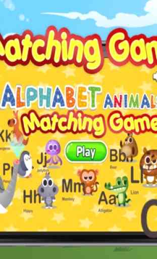 Memorize alphabet animals remembering game for kid 4