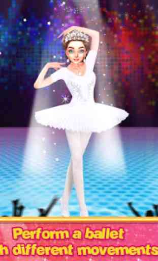 Beautiful Ballerina Girl Salon Stylish Dressup 2