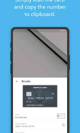 BlinkCard - Scan Credit Cards 2