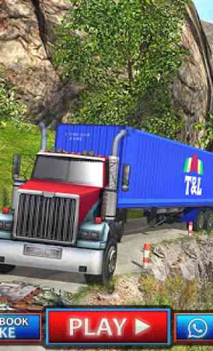 Caminhão de transporte de carga em subida 2019 1