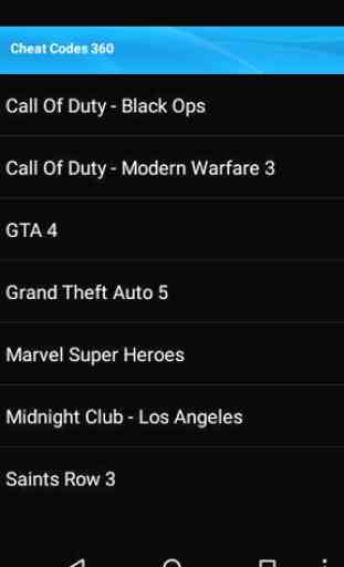 Cheat Codes For Xbox 360 Games 2