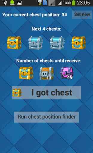 Chest Finder for Clash Royale 1
