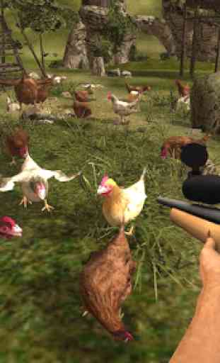 Chicken Shooter in Chicken Farm Chicken Shoot Game 3