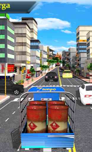 Cidade Riquixá Carga Transporte: Motorista 3D 1