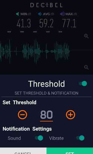 Decibel - Threshold Sound Meter (Noise Levels) 3