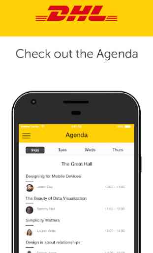 DHL Live Events App 1