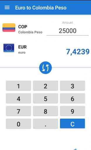 Euro to Colombian peso / EUR to COP Converter 3