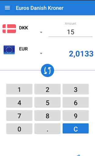Euro to Danish Krone / EUR to DKK Converter 1