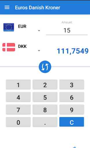 Euro to Danish Krone / EUR to DKK Converter 2
