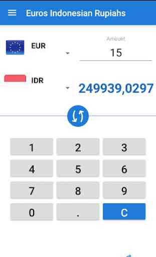 Euro to Indonesian Rupiah / EUR to IDR Converter 2